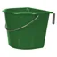 V-Plast Feed Feeder with Hooks and Handle 15L Bucket - Hunter Green