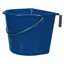 V-Plast Feed Bucket with Hooks and Handle 15L Bucket - Navy
