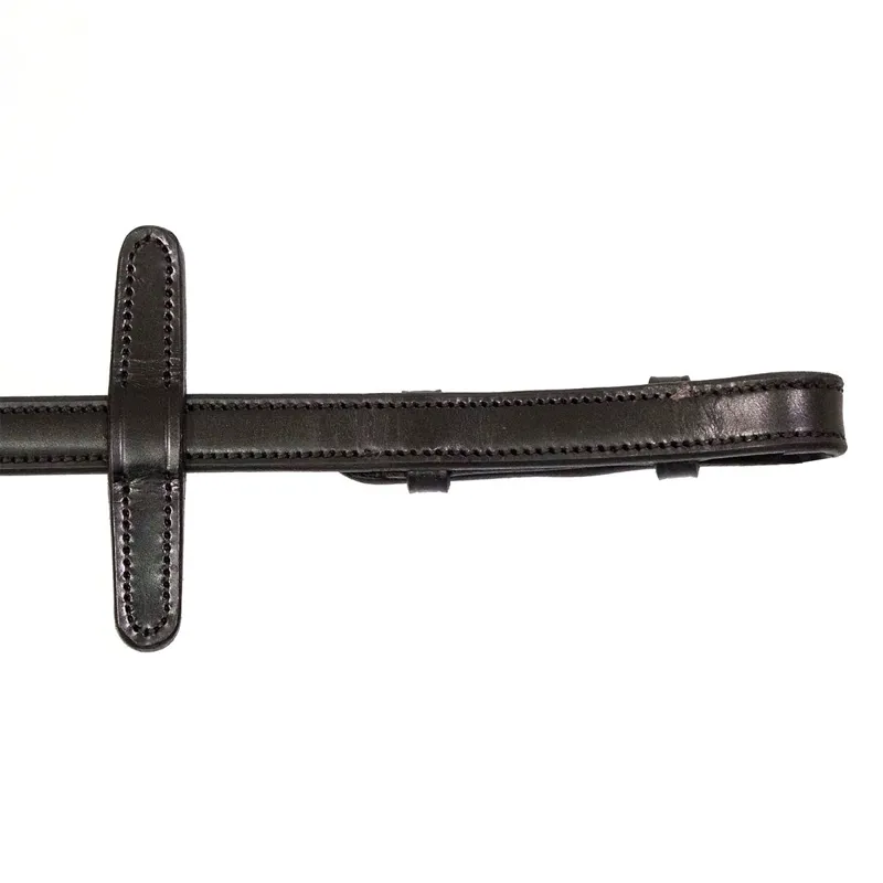 Henry James V-Grip Hybrid Rubber Reins with Stoppers - Black-4