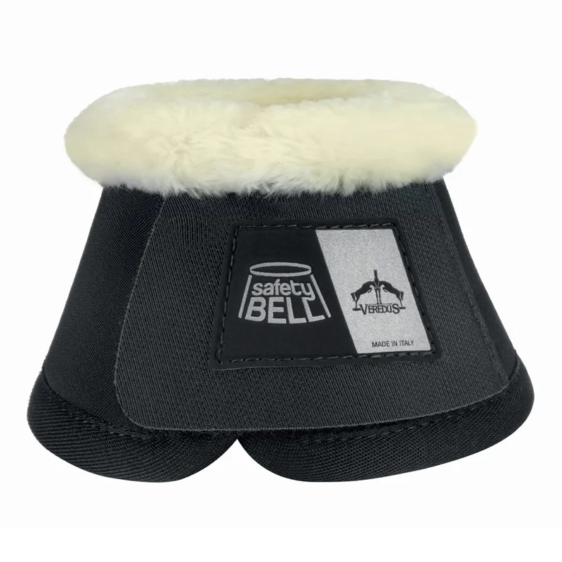 Veredus Safety Bell Light Save the Sheep Overreach Boots - Black-1