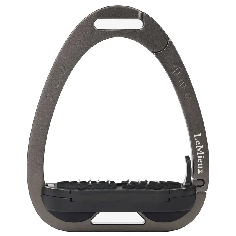 LeMieux Vector Control Flat Safety Stirrups-Carbon-4