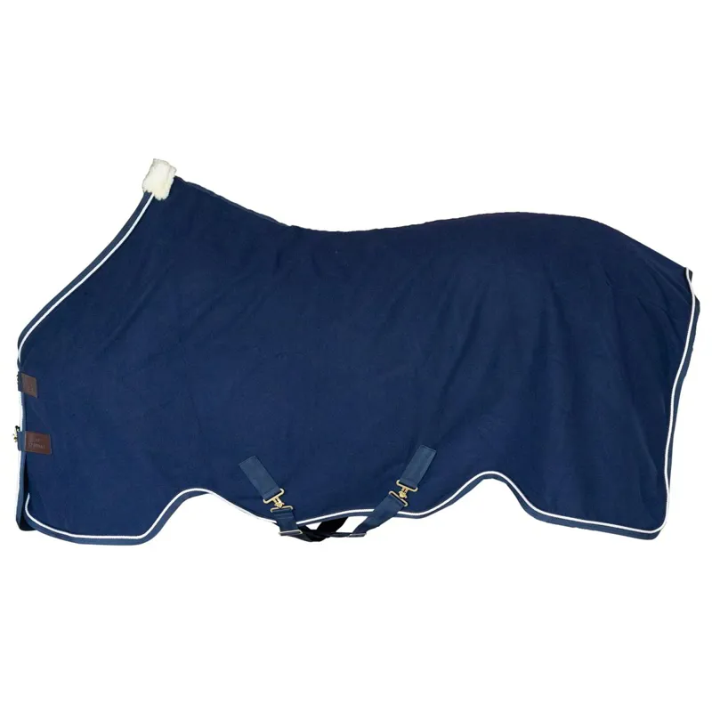 Kentucky Vegan Wool Fleece Cooler - Navy-1