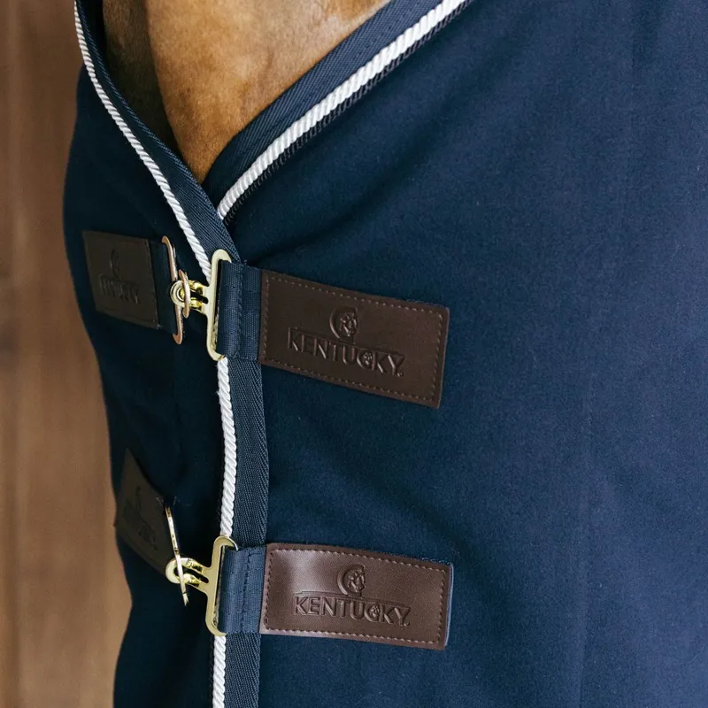 Kentucky Vegan Wool Fleece Cooler - Navy-7