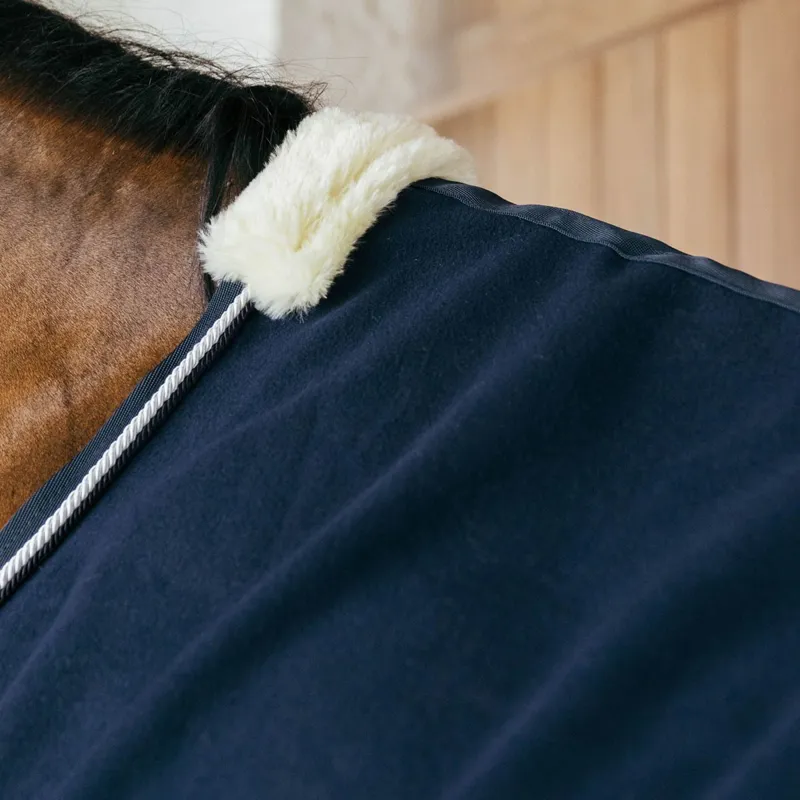 Kentucky Vegan Wool Fleece Cooler - Navy-10