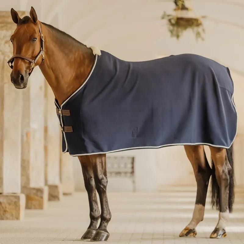 Kentucky Vegan Wool Show Fleece Sheet - Navy