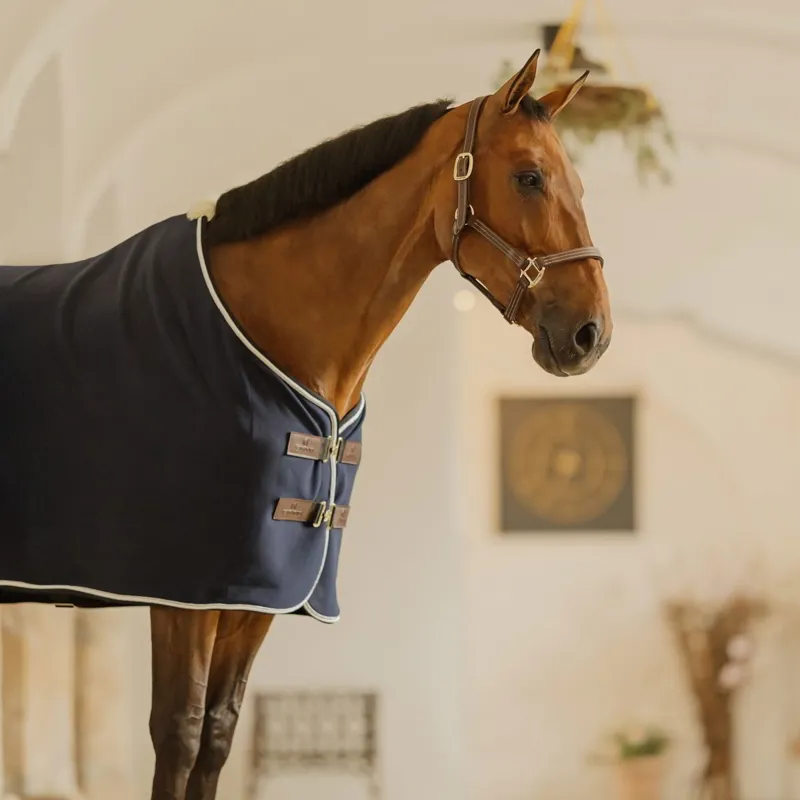 Kentucky Vegan Wool Show Fleece Sheet - Navy-3