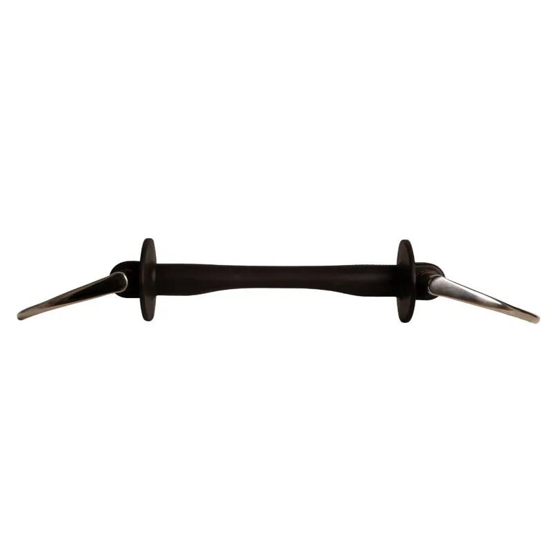 Velari Mullen Mouth Soft Flex Soft Eggbutt Snaffle Bit-2