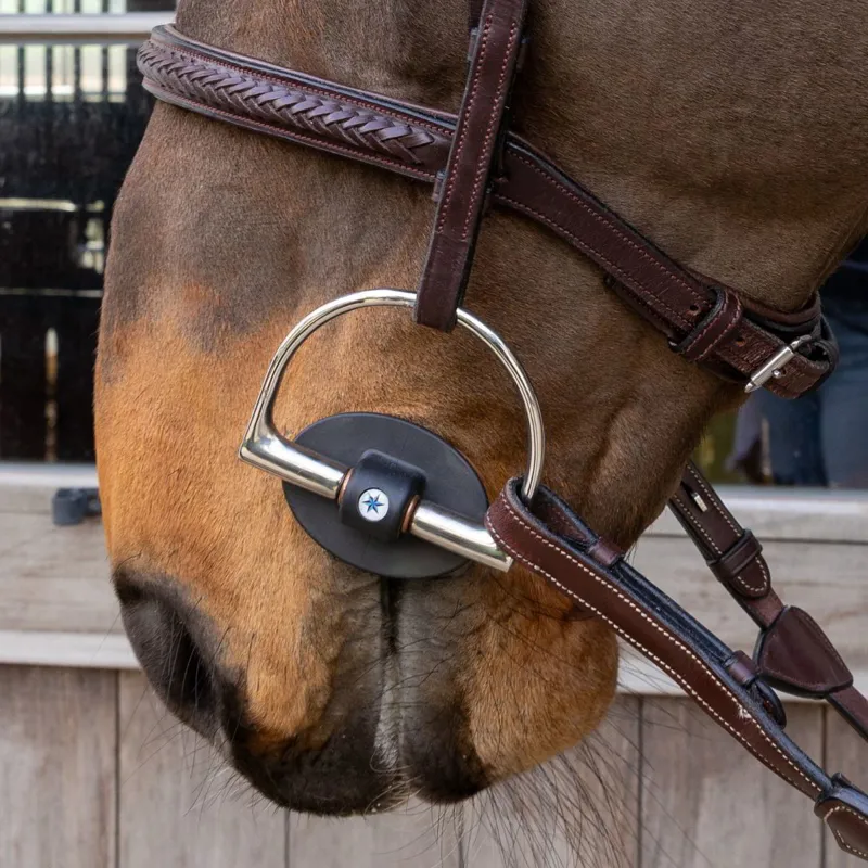 Velari Mullen Mouth Soft Flex Soft Eggbutt Snaffle Bit-5
