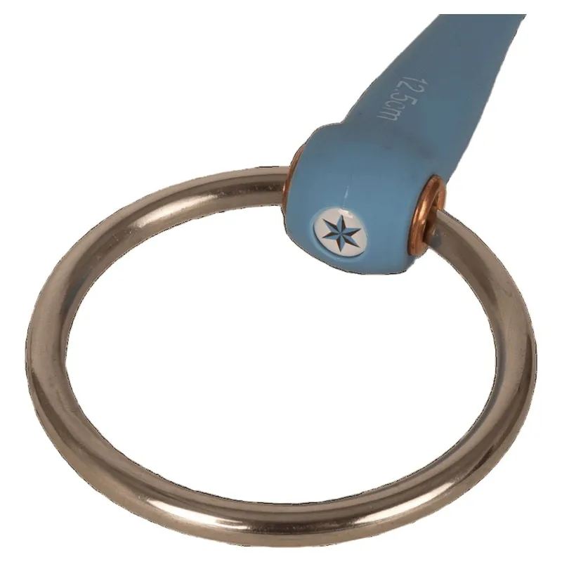 Velari Flex Medium Mullen Mouth Loose Ring Snaffle Bit-3