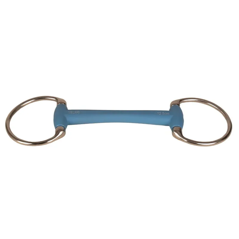 Velari Flex Medium Straight Bar Eggbutt Snaffle Bit