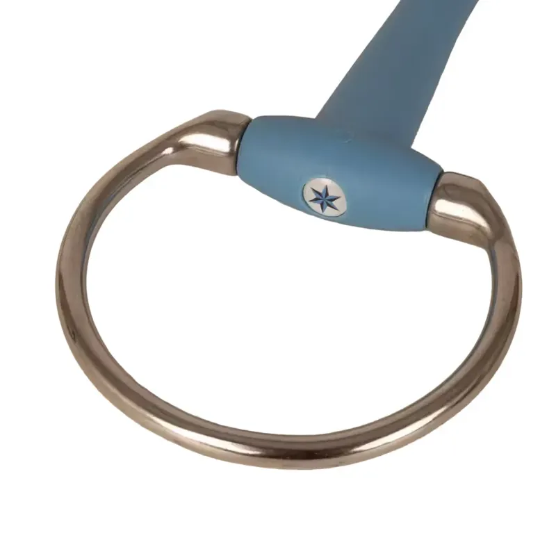 Velari Flex Medium Straight Bar Eggbutt Snaffle Bit-2