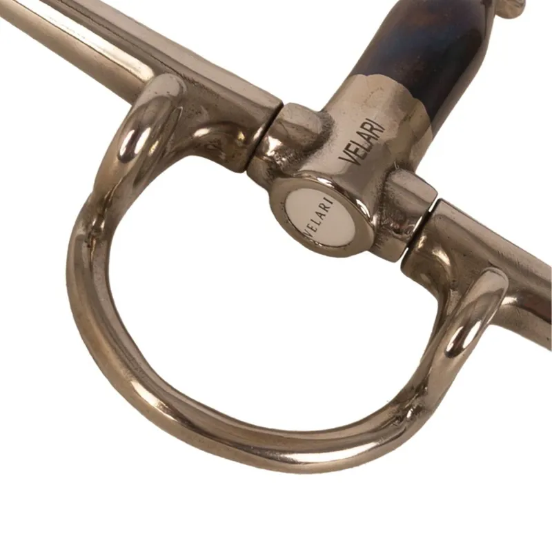 Velari Sweet Iron Double Jointed Full Cheek Gag Bit-2