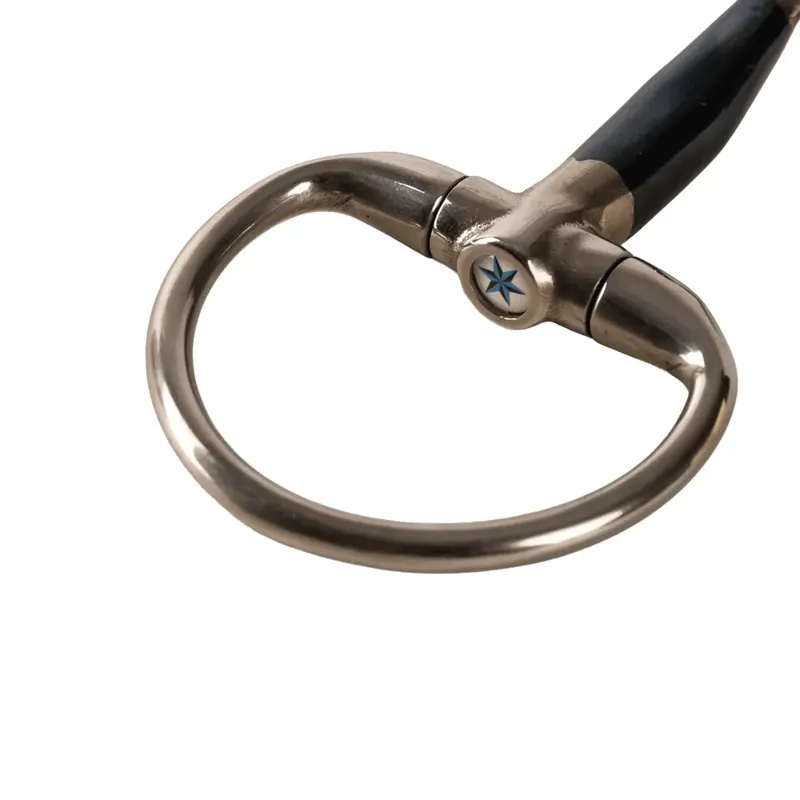 Velari Sweet Iron Double Jointed Eggbutt Snaffle Bit-2