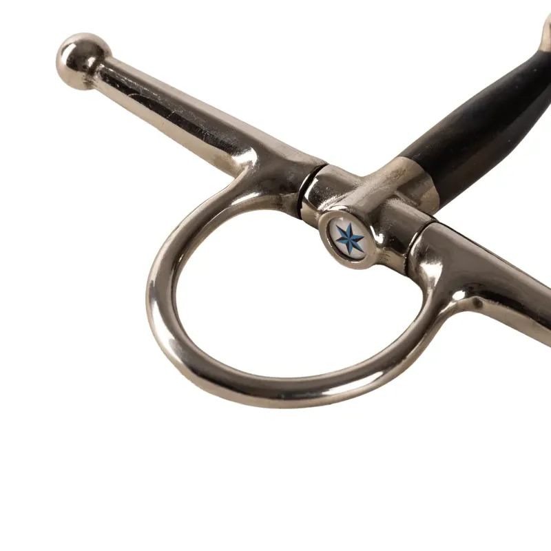 Velari Sweet Iron Double Jointed Full Cheek Snaffle Bit-2
