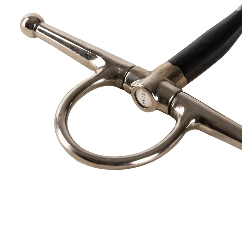 Velari Sweet Iron Double Jointed Full Cheek Snaffle Bit-3