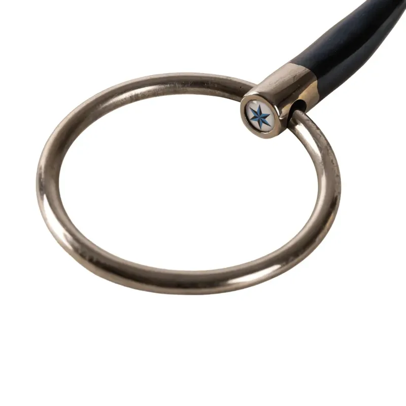 Velari Sweet Iron Double Jointed Loose Ring Snaffle Bit-2