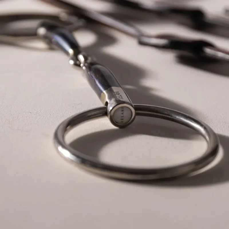 Velari Sweet Iron Single Jointed Loose Ring Snaffle Bit-2