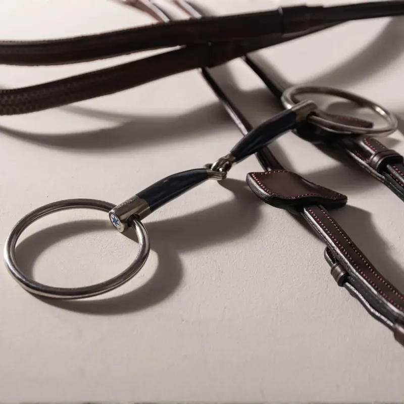 Velari Sweet Iron Single Jointed Loose Ring Snaffle Bit-3