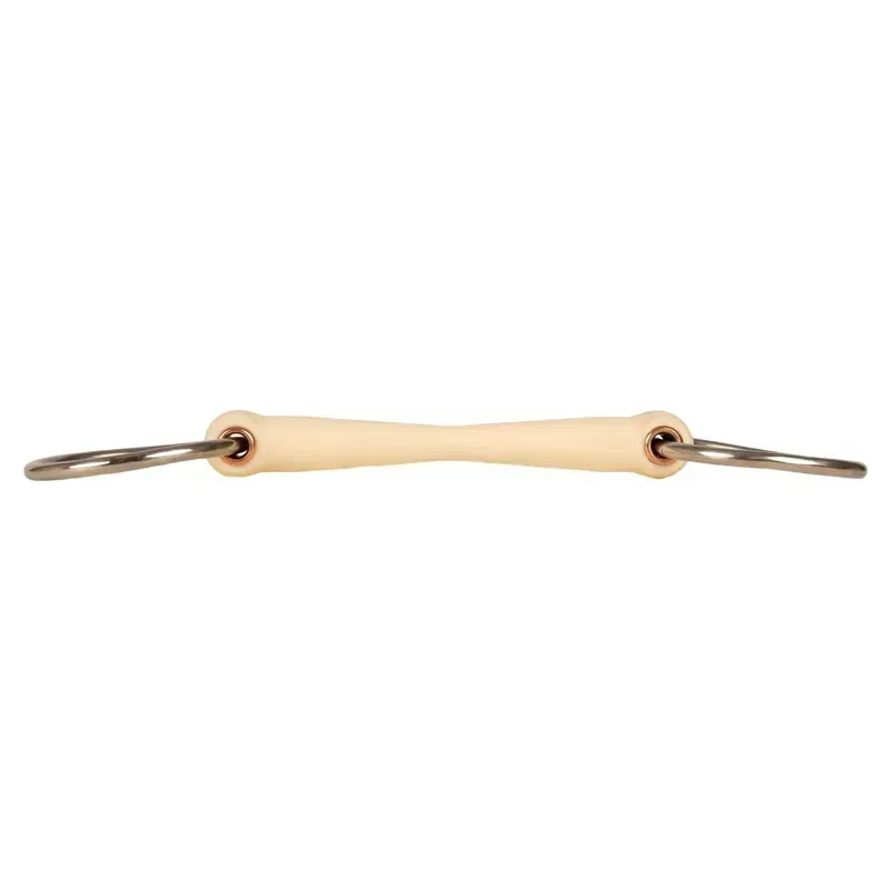 Velari Mullen Mouth Flex Soft Loose Ring Snaffle Bit-1