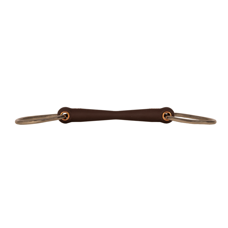 Velari Mullen Mouth Hard Flex Loose Ring Snaffle Bit-5