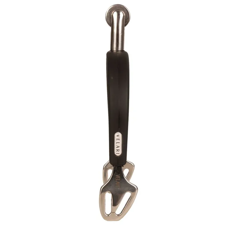 Velari Rubber Covered Medium Rowel Stainless Steel Spurs-2