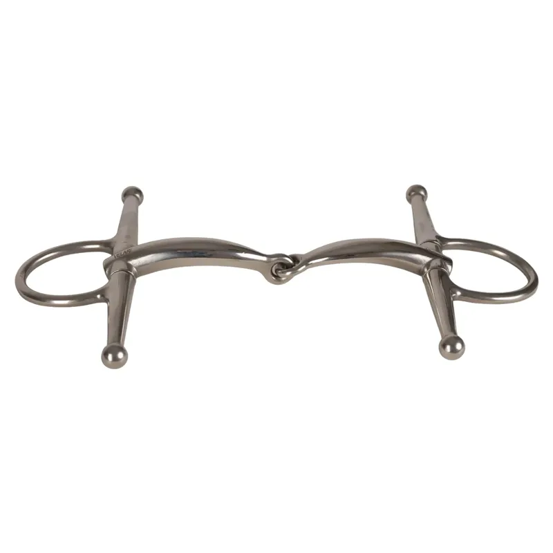 Velari Stainless Steel Single Jointed Full Cheek Snaffle Bit
