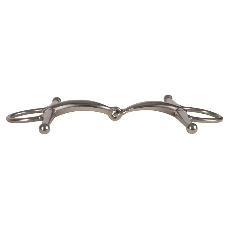 Velari Stainless Steel Single Jointed Full Cheek Snaffle Bit-1