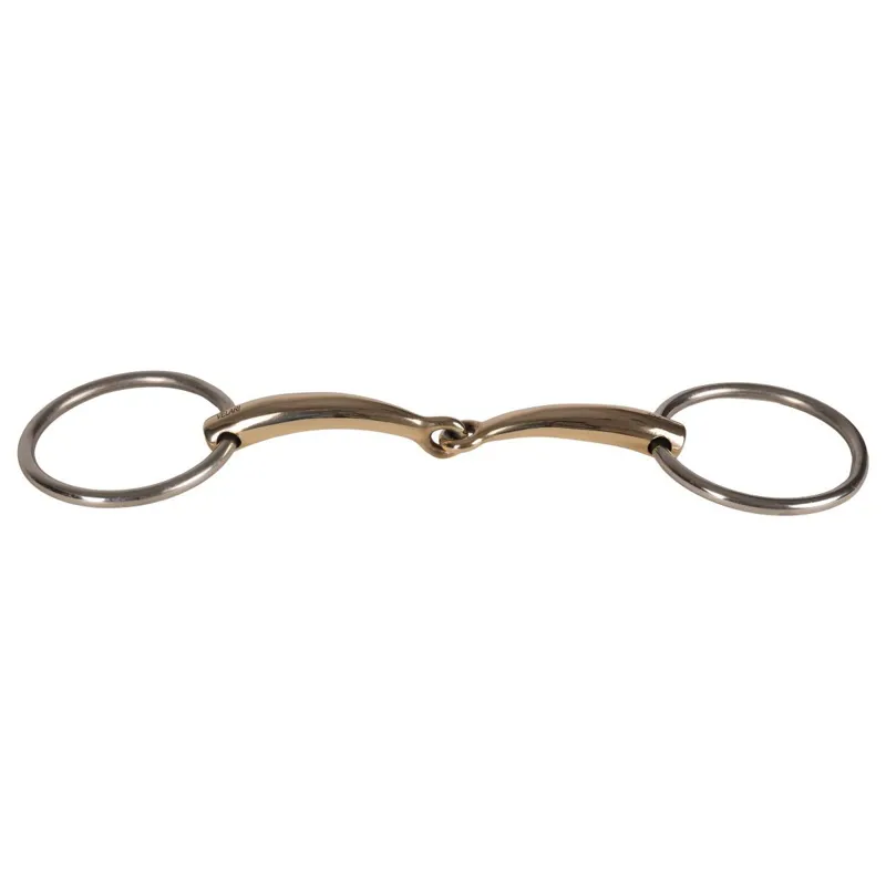 Velari Sweet Copper Single Jointed Loose Ring Snaffle Bit
