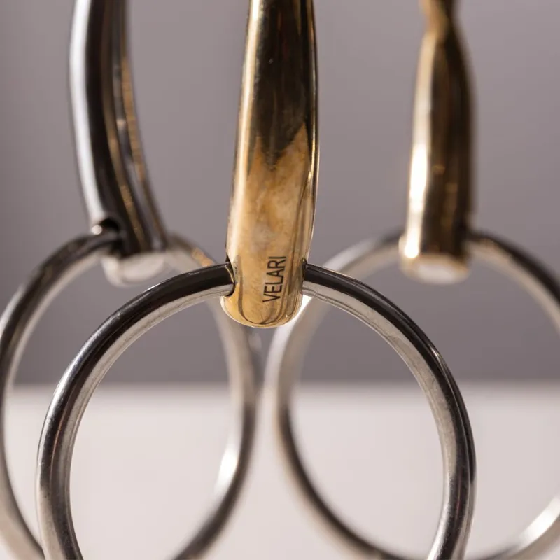 Velari Sweet Copper Single Jointed Loose Ring Snaffle Bit-3