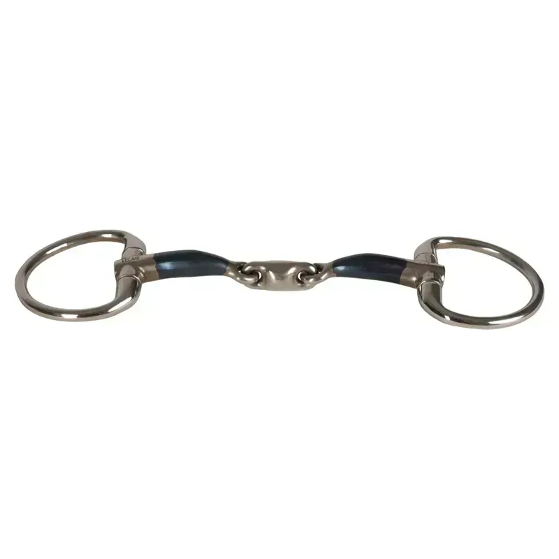 Velari Sweet Iron Double Jointed Eggbutt Snaffle Bit