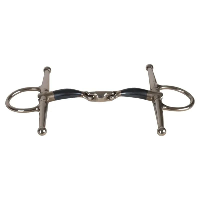 Velari Sweet Iron Double Jointed Full Cheek Snaffle Bit