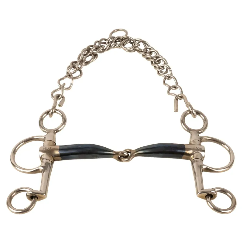 Velari Sweet Iron Single Jointed Short Shank Pelham Bit