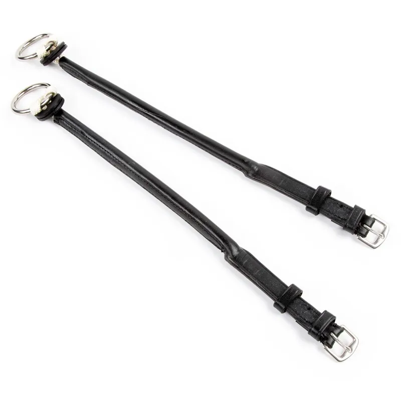 Velociti GARA Leather Gag Cheek Pieces - Black