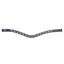 Velociti GARA Crystal Browband - Black/Iridescent Crystal