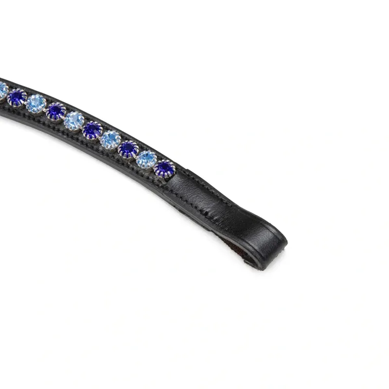 Velociti GARA Crystal Browband - Black/Iridescent Crystal-2