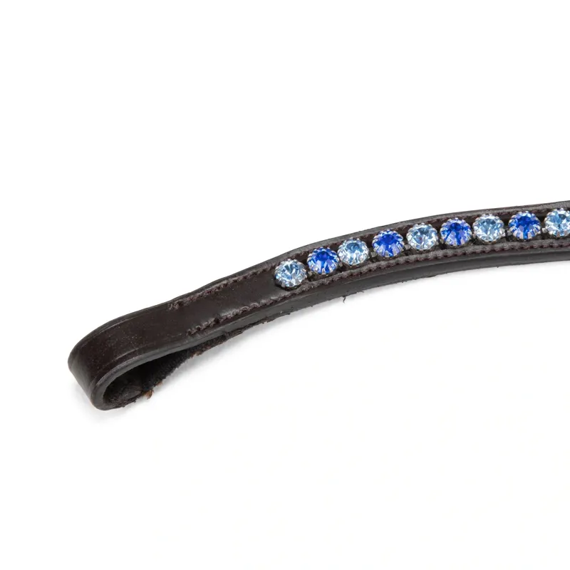Velociti GARA Crystal Browband - Black/Iridescent Crystal-4