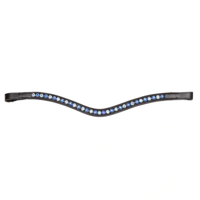 Velociti GARA Crystal Browband - Black/Iridescent Crystal-6