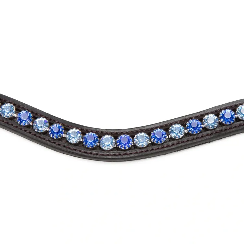 Velociti GARA Crystal Browband - Black/Iridescent Crystal-8