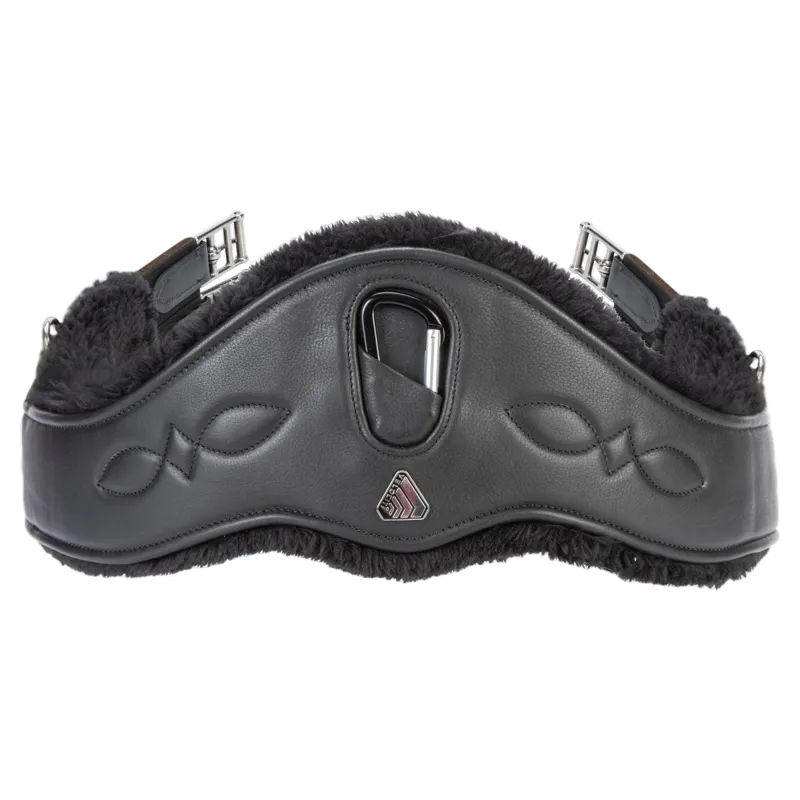 Velociti LUSSO Anatomical SupaFleece Girth With Elastic - Black