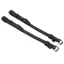 Velociti LUSSO Bridle Cheek Pieces - Black