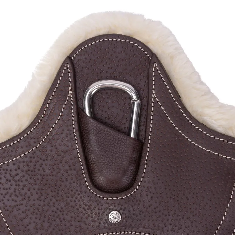 Velociti Lusso Elite Dressage Girth - Havana-1