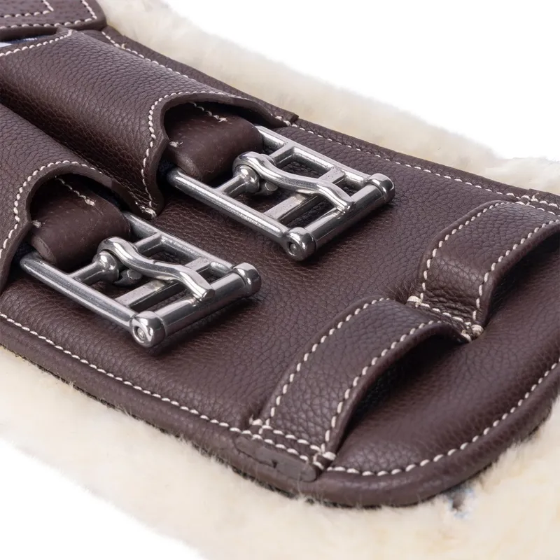 Velociti Lusso Elite Dressage Girth - Havana-2