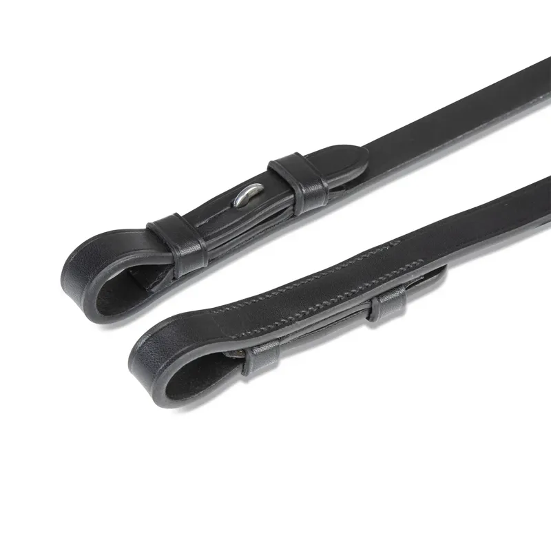 Velociti Lusso Elite Pro Soft Grip Reins - Black-1