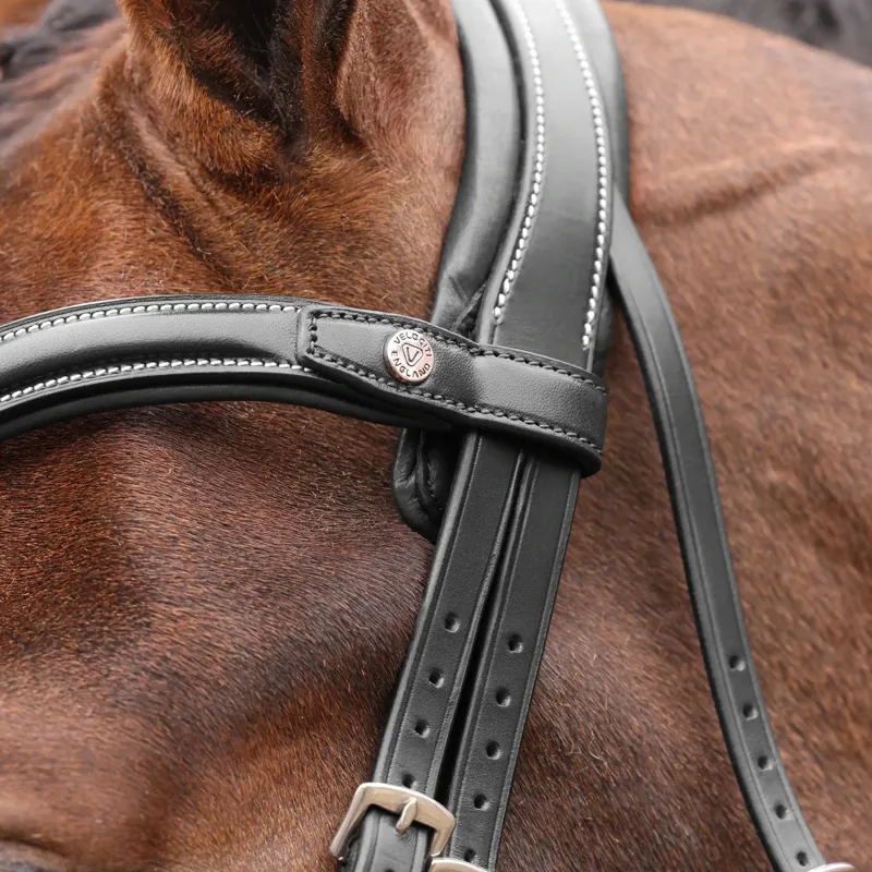 Velociti Lusso Opus 180M Grackle Bridle - Black-6
