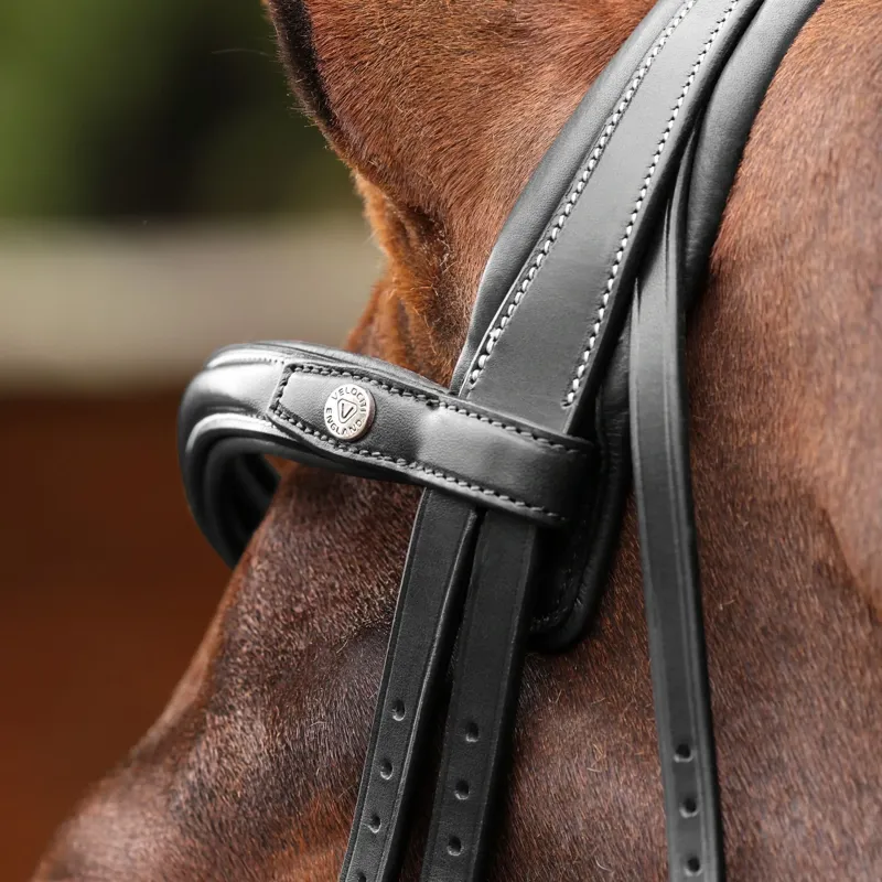 Velociti Lusso Opus 180M Grackle Bridle - Black-7