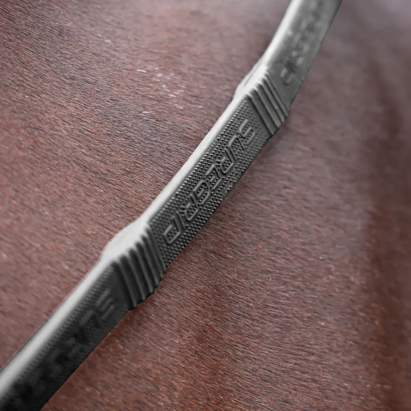 Velociti Lusso Opus Pro SureGrip Rubber Reins - Black-2