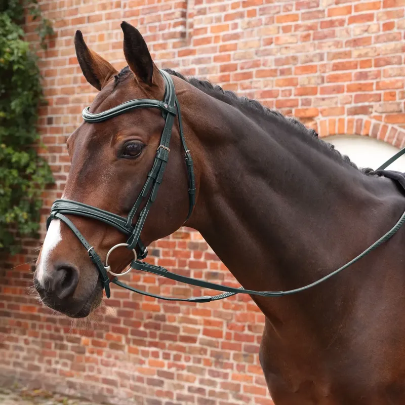 Velociti Lusso Opus Pro SureGrip Rubber Reins - Black-3