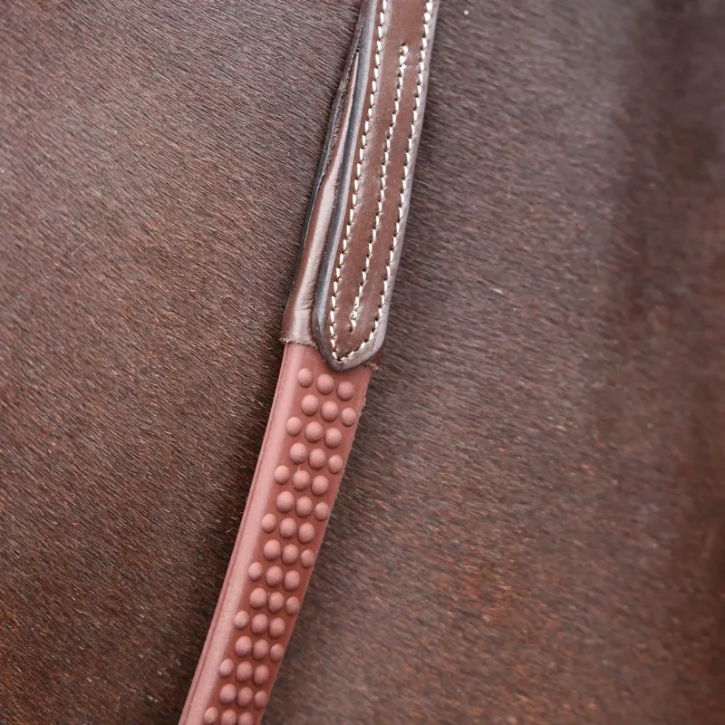 Velociti Lusso Opus Pro SureGrip Rubber Reins - Havana-4