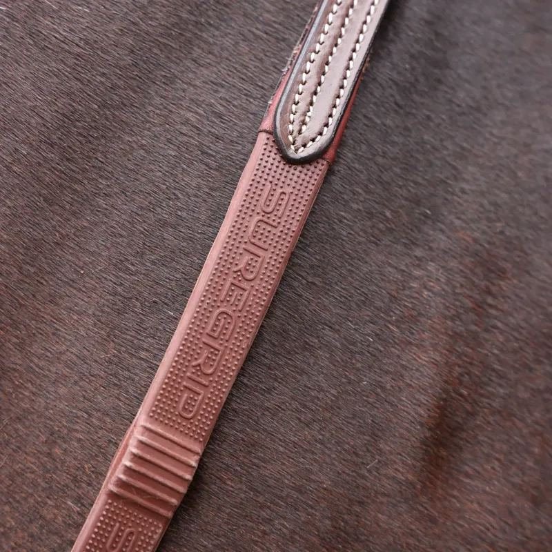 Velociti Lusso Opus Pro SureGrip Rubber Reins - Havana-7