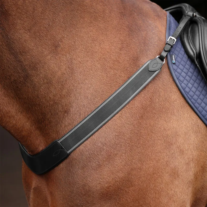 Velociti Rapida Elastic Breastplate - Black-2